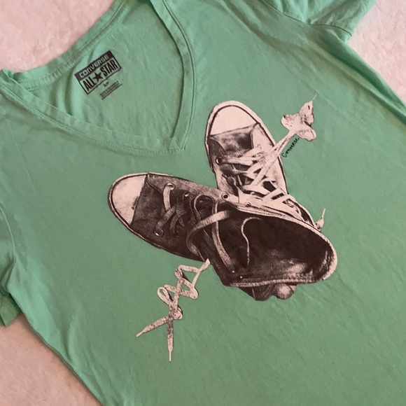 Converse All Star | V-Neck Chuck Taylor Graphic Tee - Picture 1 of 10